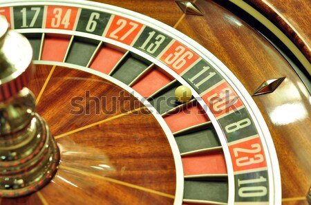 Rulettkerék kép kaszinó labda szám Stock fotó © tony4urban