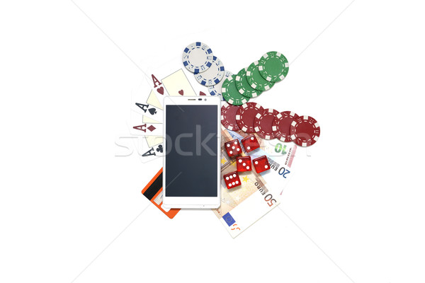 smartphone gambling Stock photo © tony4urban