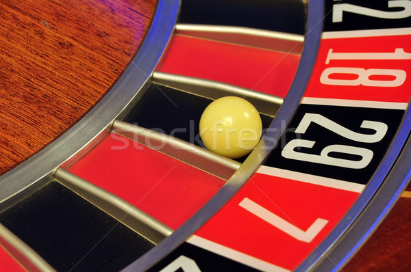 Ruota della roulette immagine casino palla numero Foto d'archivio © tony4urban