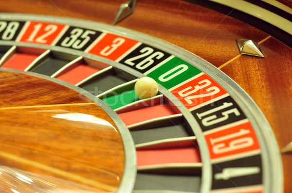 Ruota della roulette immagine casino palla numero Foto d'archivio © tony4urban