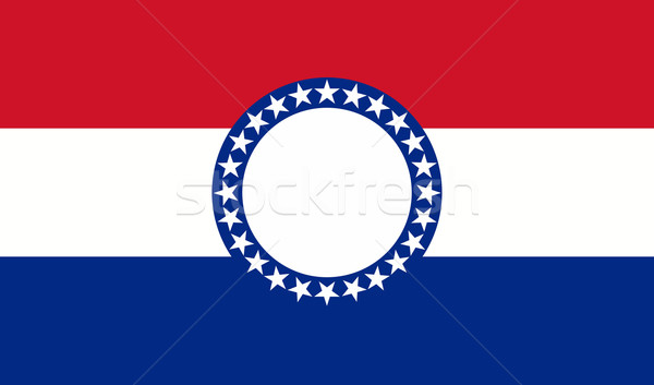 missouri state flag Stock photo © tony4urban