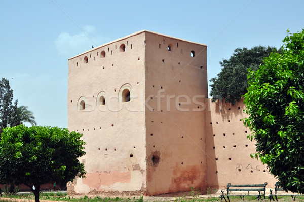 marrakech defensive walls Stock photo © tony4urban