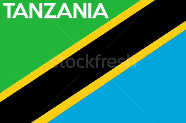 flag of Tanzania Stock photo © tony4urban