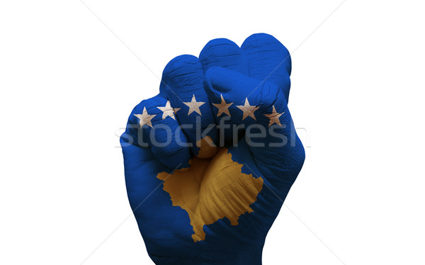 flag fist Stock photo © tony4urban