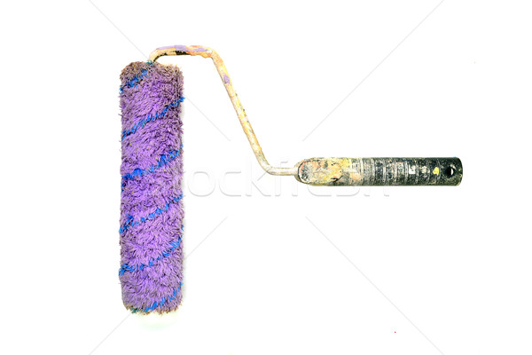 dirty paint roller Stock photo © tony4urban