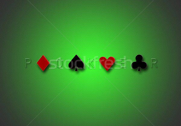 poker background gradient Stock photo © tony4urban