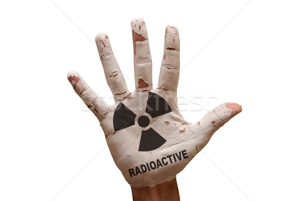 Stock photo: palm radioactive