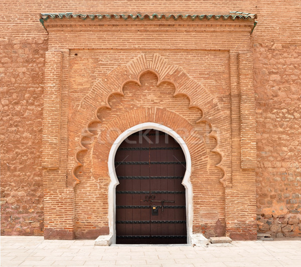 Koutoubia Mosque door Stock photo © tony4urban