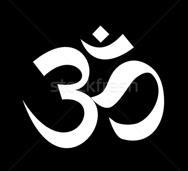Szent hang szimbólum indiai vallás Stock fotó © tony4urban
