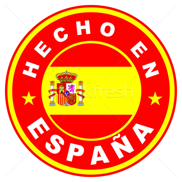 hecho en espana Stock photo © tony4urban
