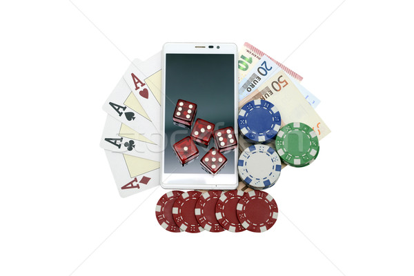 smartphone gambling Stock photo © tony4urban