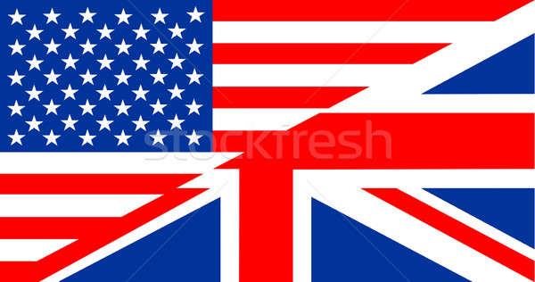 english language flag Stock photo © tony4urban