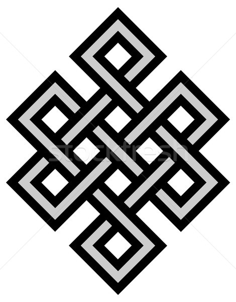 Tibetan knot symbol Stock photo © tony4urban