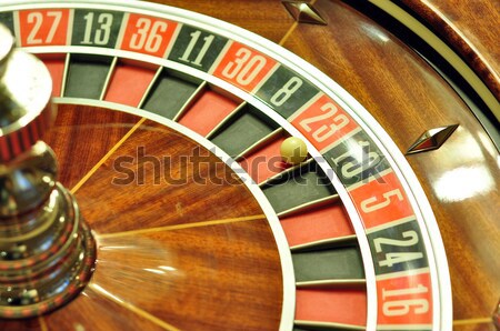 Ruletka obraz kasyno piłka numer Zdjęcia stock © tony4urban