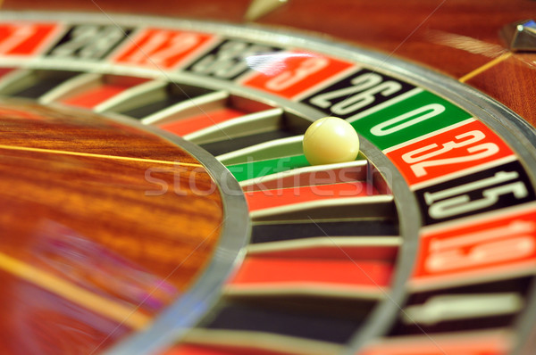 Ruota della roulette immagine casino palla numero Foto d'archivio © tony4urban