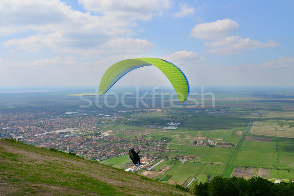 paraglide extreme sport Stock photo © tony4urban