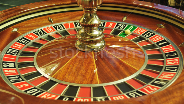 Ruota della roulette immagine casino palla numero Foto d'archivio © tony4urban