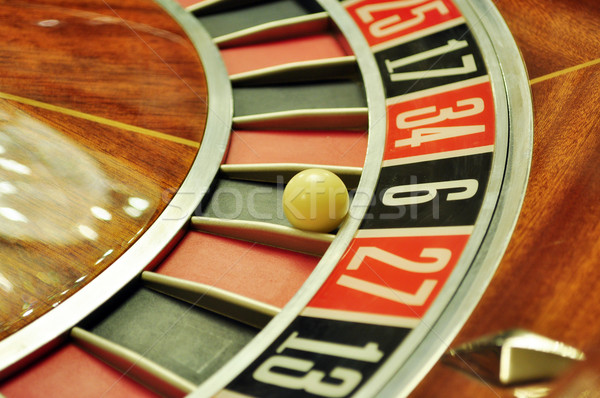 Ruota della roulette immagine casino palla numero Foto d'archivio © tony4urban