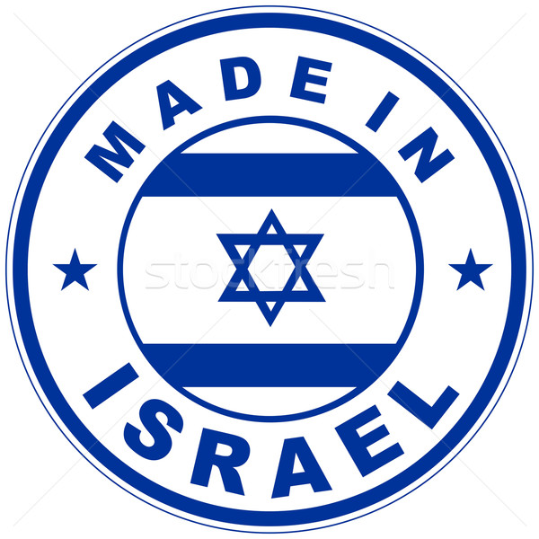 Israël groot maat land label teken Stockfoto © tony4urban