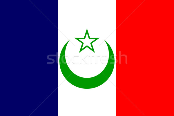 Francia Marokkó zászló történelmi szimbólum illusztráció Stock fotó © tony4urban