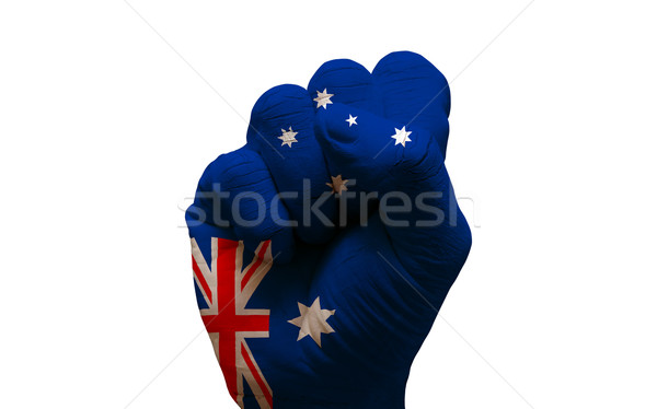 fist flag Stock photo © tony4urban