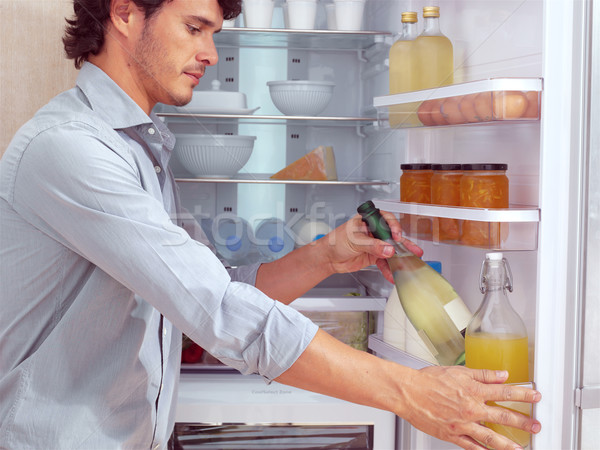 Man near Refrigerator Stock photo © toocan