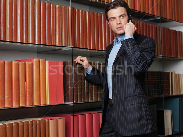 Businessman working at office aa Stock photo © toocan