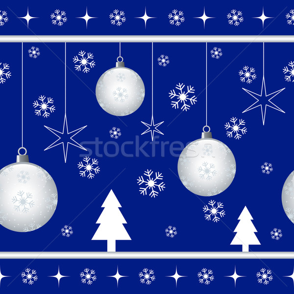 Natal estrelas flocos de neve Foto stock © toots