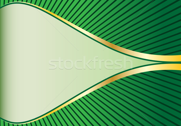 Green and gold abstract background Stock photo © toots