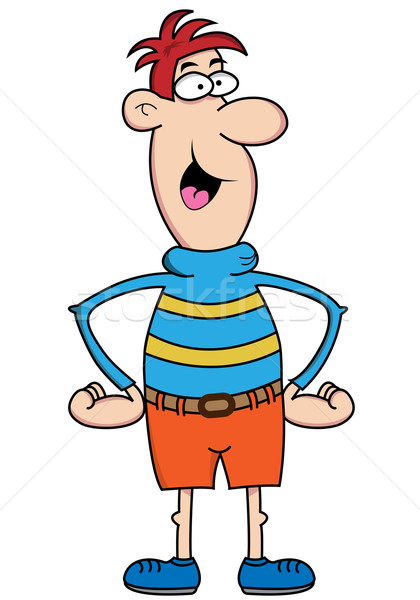 Big Nose Guy Cartoon Character Stock photo © toots
