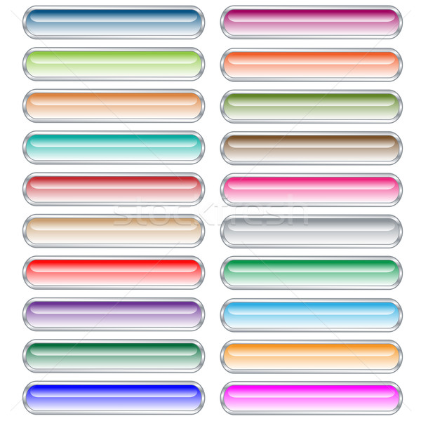 Web boutons 20 pastel couleurs [[stock_photo]] © toots
