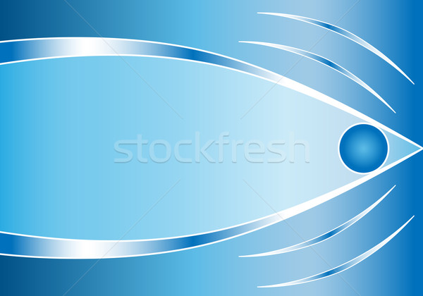 Foto stock: Abstrato · azul · branco · prata · cópia · espaço · texto