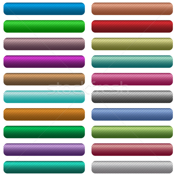 Teia botões conjunto 20 cores Foto stock © toots