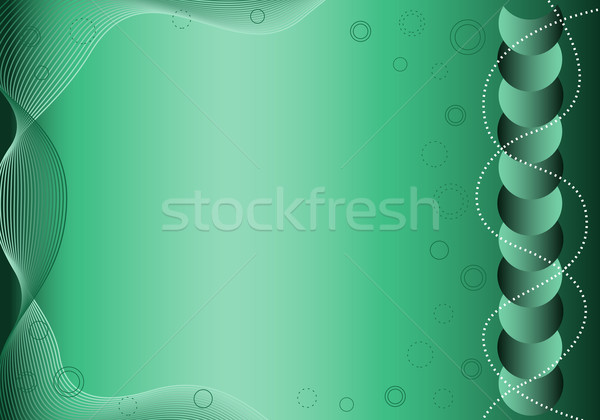 Green and black abstract background, copy space for text Stock photo © toots