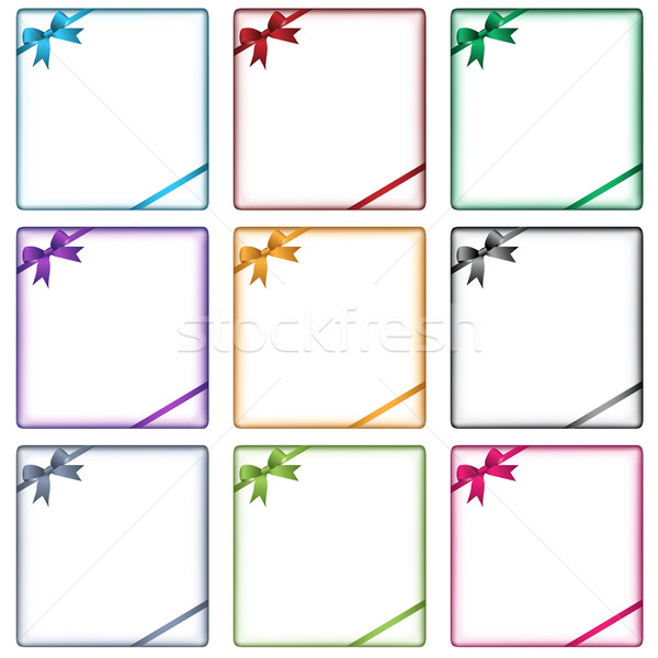 Stock photo: Business design elements and bows