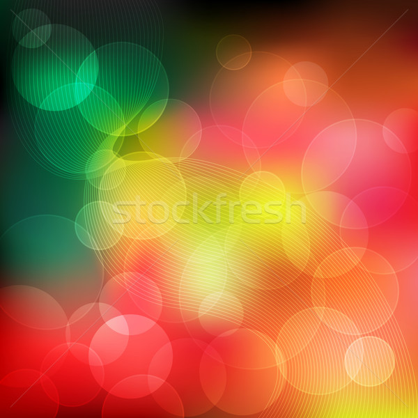 Abstrato cores transparente círculos Foto stock © toots