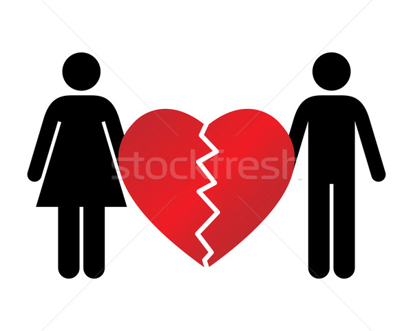 broken heart Stock photo © toponium