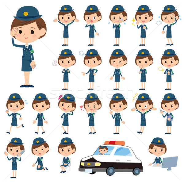 police Woman Stock photo © toyotoyo