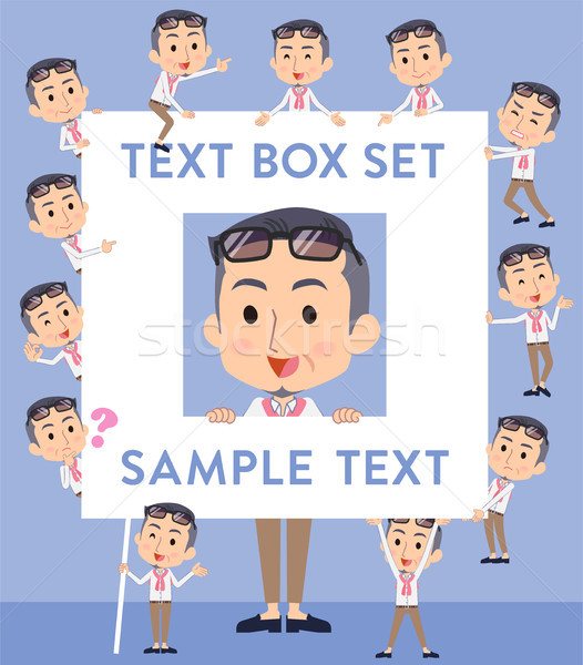 producer middle men_text box Stock photo © toyotoyo