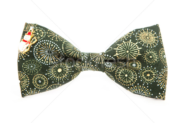 Winter Bow tie isolated on white background. Accessory Stock photo © traza