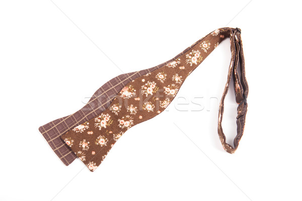 Flower colored bow tie isolated on white background Stock photo © traza