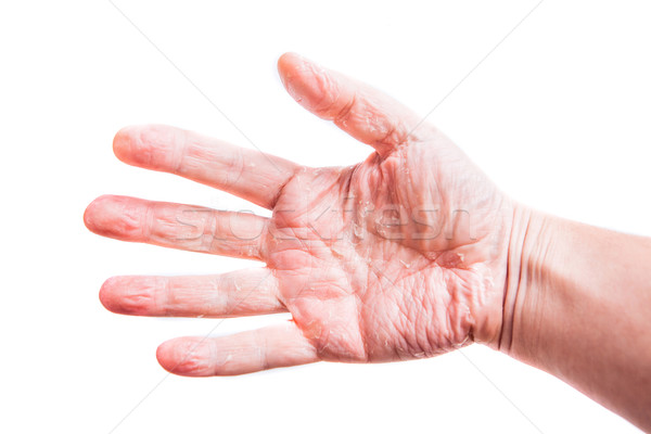 Probléma sok emberek kéz izolált textúra Stock fotó © traza