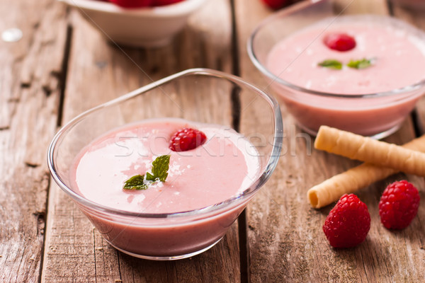 Stock photo: Berry milkshake