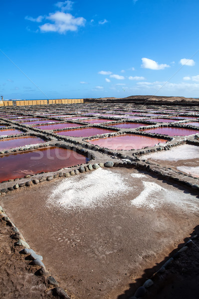 Foto stock: Sal · refinería · isla · naturaleza · paisaje