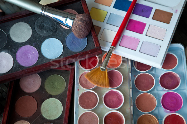 Componen colores ojo modelo belleza profesional Foto stock © trexec