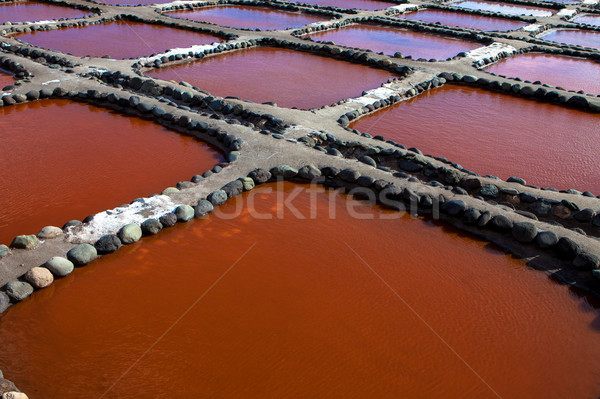 Sal refinaria ilha natureza paisagem Foto stock © trexec