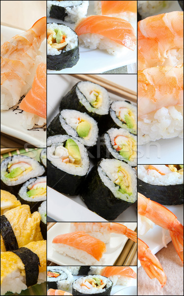 Sushi collage Stock photo © trexec