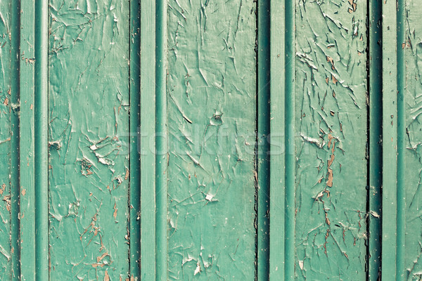 Verde verniciato legno vernice legno superficie Foto d'archivio © trgowanlock