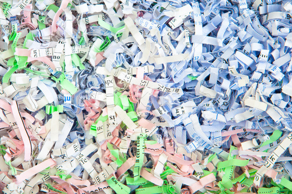 Shredded paper Stock photo © trgowanlock