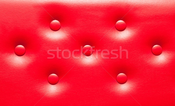 Cuero tapicería nuevos rojo casa resumen Foto stock © trgowanlock